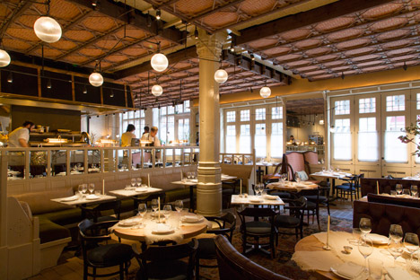 The restaurant of the Chiltern Firehouse in London. Photograph by Nicholas Kay