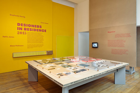 Designers in Residence exhibition at the Design Museum