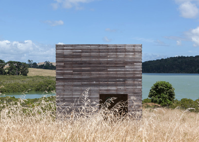 Cheshire Architects Blackened Timber Cabins Overlook The Sea