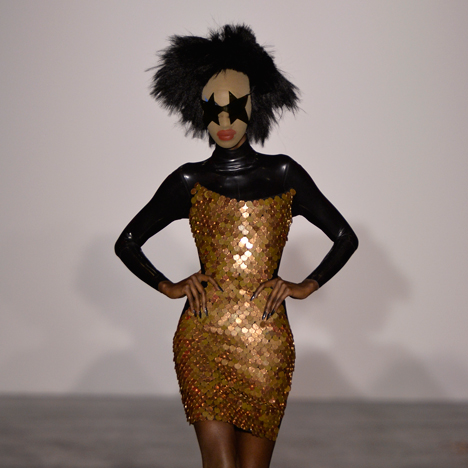 Gareth Pugh pays tribute to London's Soho with disco-themed fashion collection