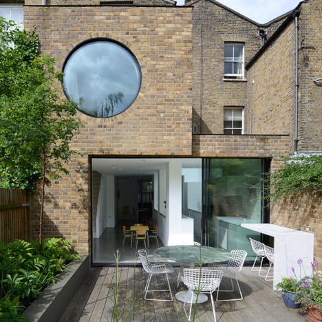 Jimi House by Paul Archer Design features round window inspired by abstract art