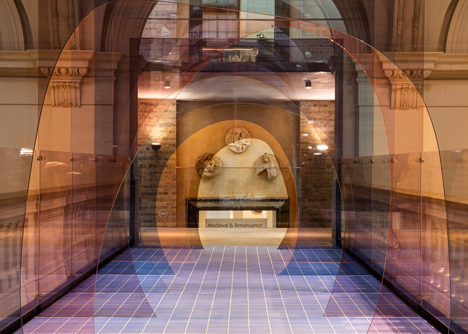 Mise-En-Abyme installation by Matteo Fogale and Laetitia de Allegri at London's V&A museum