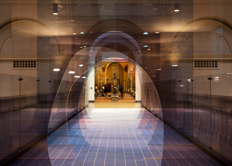 Mise-En-Abyme installation by Matteo Fogale and Laetitia de Allegri at London's V&A museum