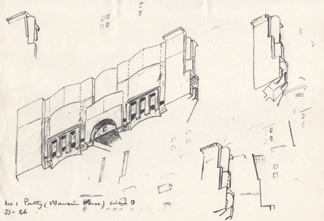 No 1 Poultry_James Stirling_drawing_dezeen_4