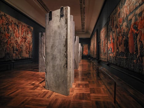 The Ogham Wall by Grafton Architects at the Victoria and Albert Museum