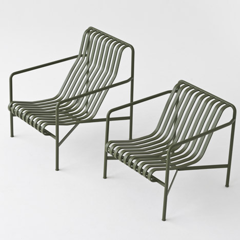 Palissade outdoor furniture by Studio Bouroullec for Hay