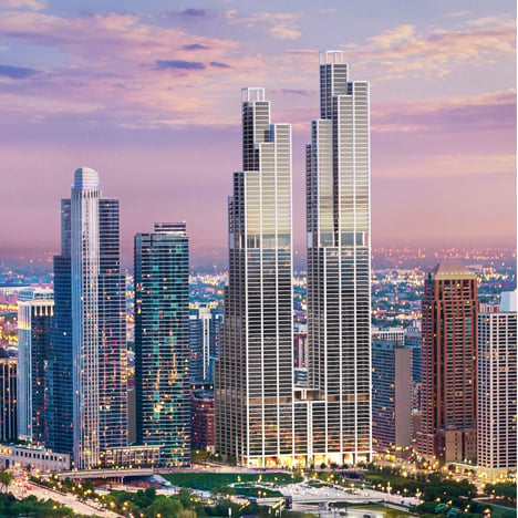 Rafael Viñoly's skyscrapers for Chicago