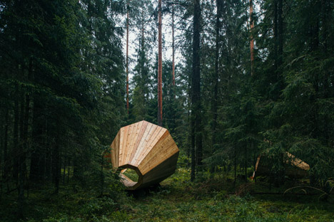 Unplugged Kingsize Megaphones by Estonian Academy of Arts interior architecture students