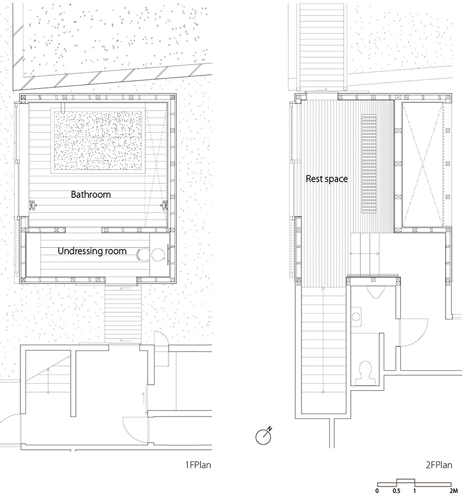 Bath House Maruhon by Kubo Tsushima Architects