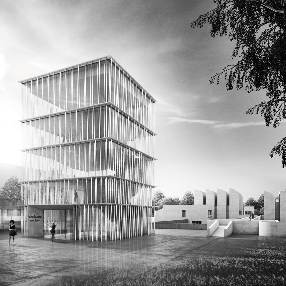 Staab Architekten chosen to extend Berlin's Bauhaus-Archiv with "almost frail" design