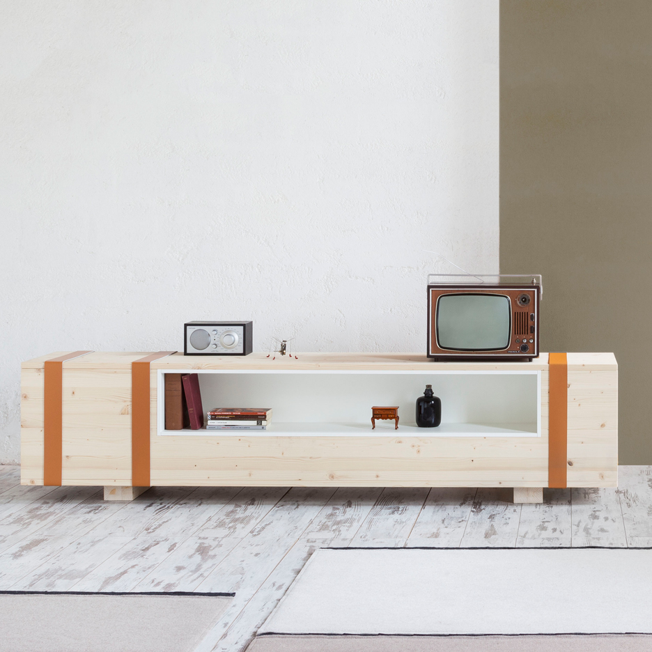 Daniele Cristiano's Calibro sideboard references an old ammunition box