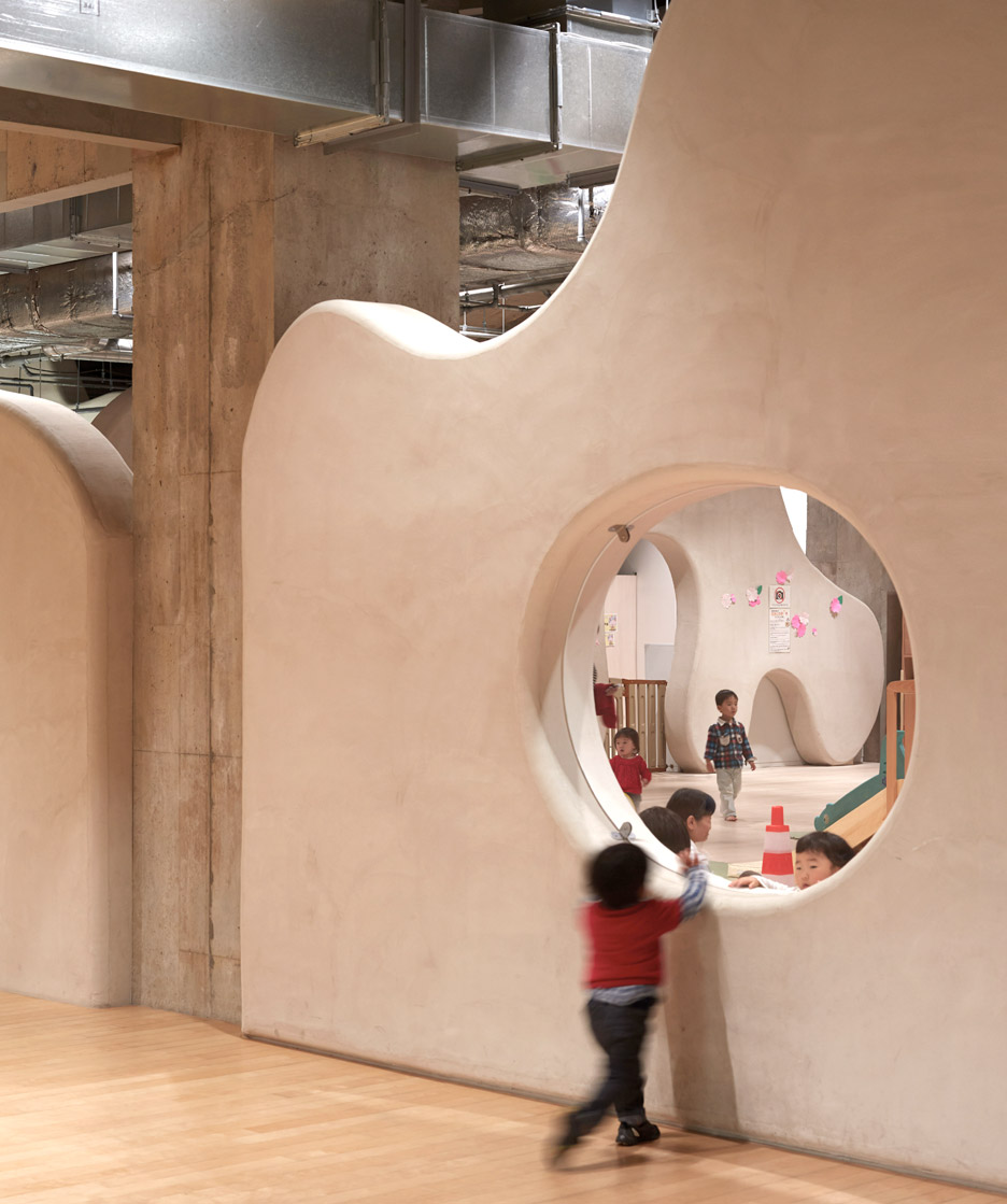Junya Ishigami creates nursery with cloud-shaped walls