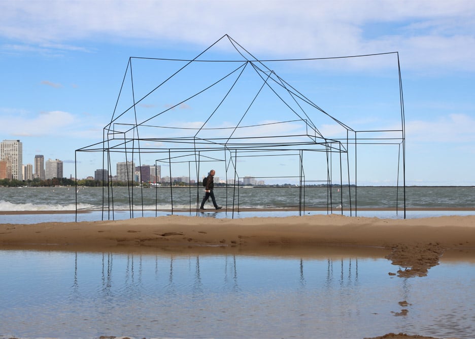 House installation by Sarah FitzSimons Chicago Architecture Biennial 2015