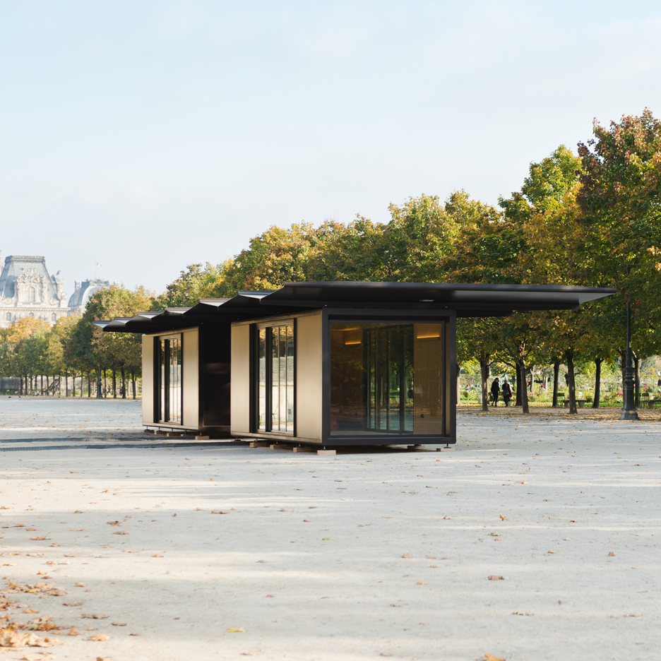 Kiosque installation at the Jardin des Tuileries by Ronan and Erwan Bouroullec
