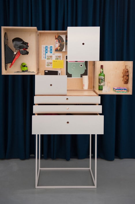 The Cabinet of modern Irish life by Studio AAD and John McLaughlin Architects – part of the Liminal Irish Design at the Threshold exhibition in Milan