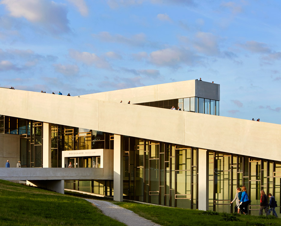 Moesgaard Museum by Henning Larsen. Photography is by Hufton + Crow
