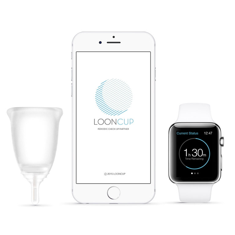 Looncup tracks menstruation and sends vaginal updates to your phone