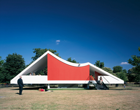 Serpentine Gallery Pavilion 2003 by Oscar Niemeyer