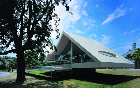 Serpentine Gallery Pavilion 2003 by Oscar Niemeyer