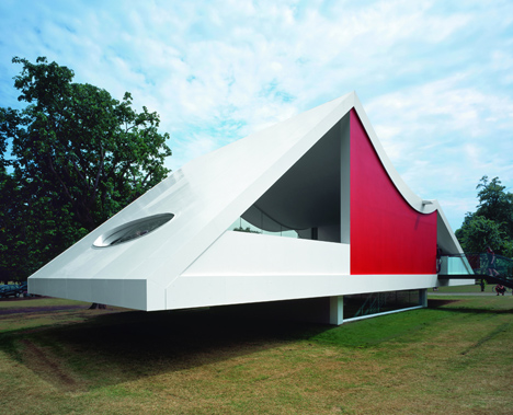 Serpentine Gallery Pavilion 2003 by Oscar Niemeyer