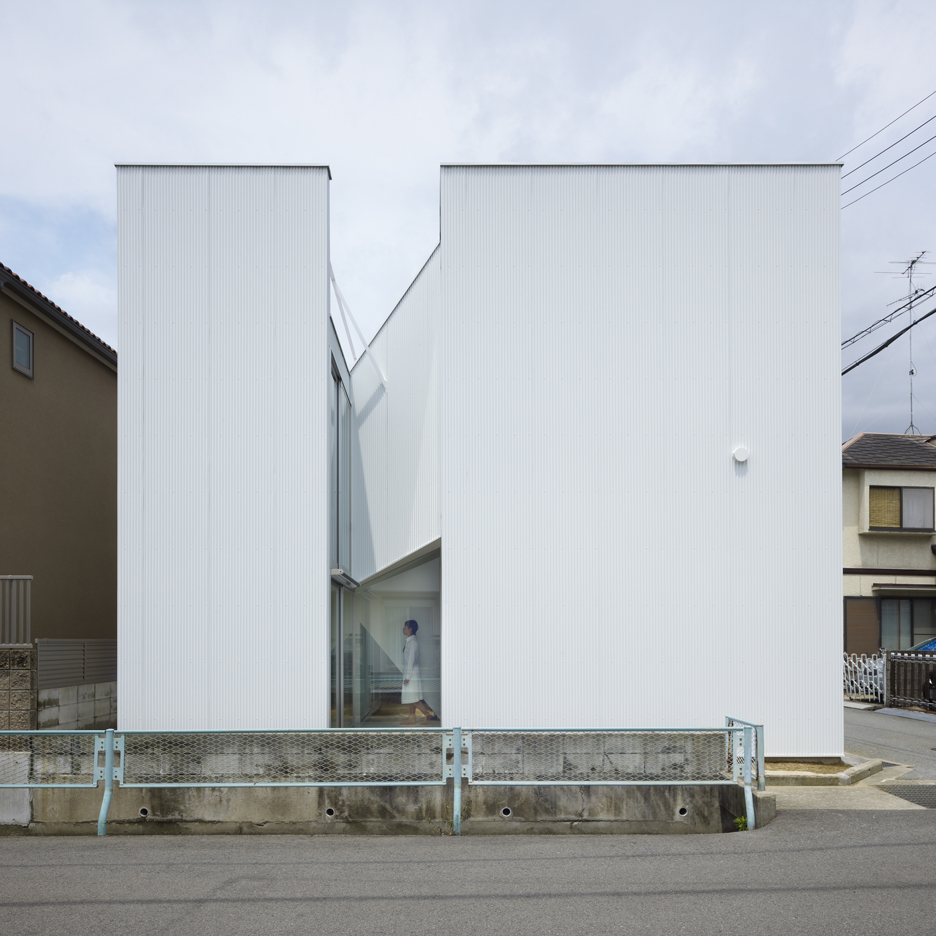 Alphaville's Slice of the City is a house cut into two uneven sections