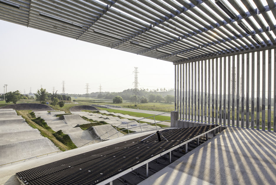 BMX Supercross Track Legacy Project by Kleinfeldt Mychajlowycz Architects for 2015 Toronto Pan Am Games