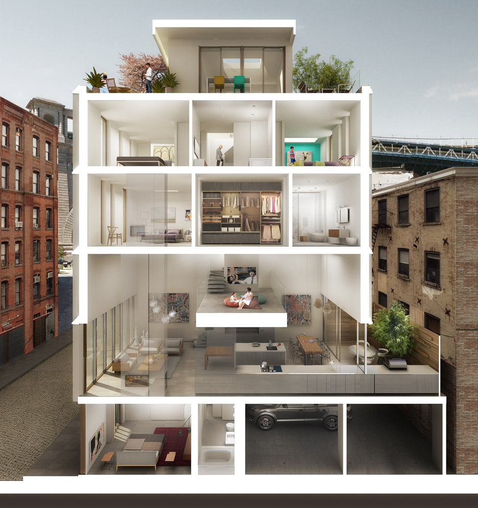DUMBO townhouses by Alloy in Brooklyn