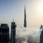 Daredevils in jetpacks soar above Dubai skyscrapers like Burj Khalifa at  125mph