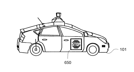 Driverless car patent by Google