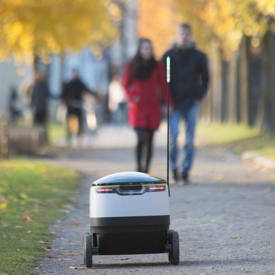 Grocery delivering robots by Skype
