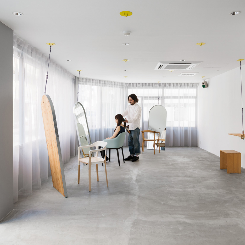 Today we like: Japanese hair salons interior design