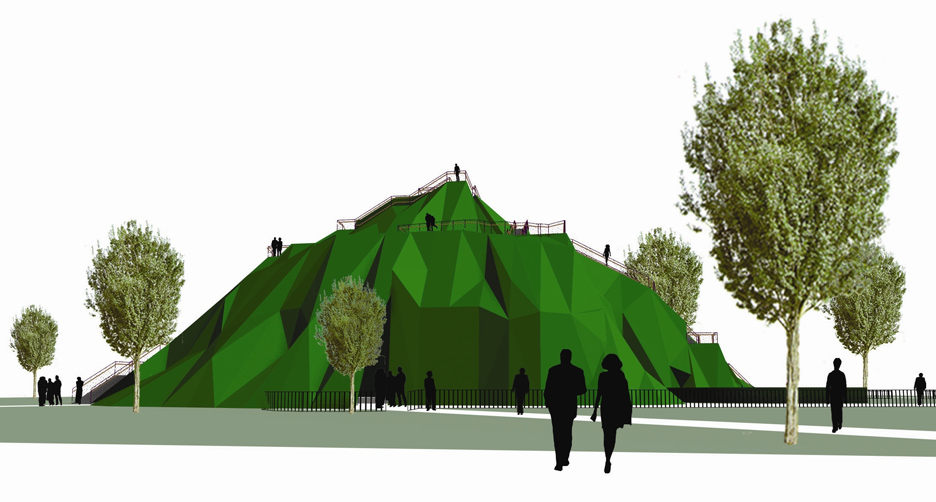 Proposed Serpentine Gallery Pavilion 2004 by MVRDV