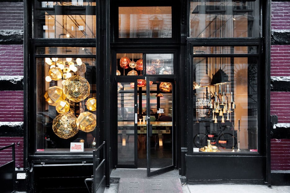 Tom Dixon's Manhattan showroom is his first outside London