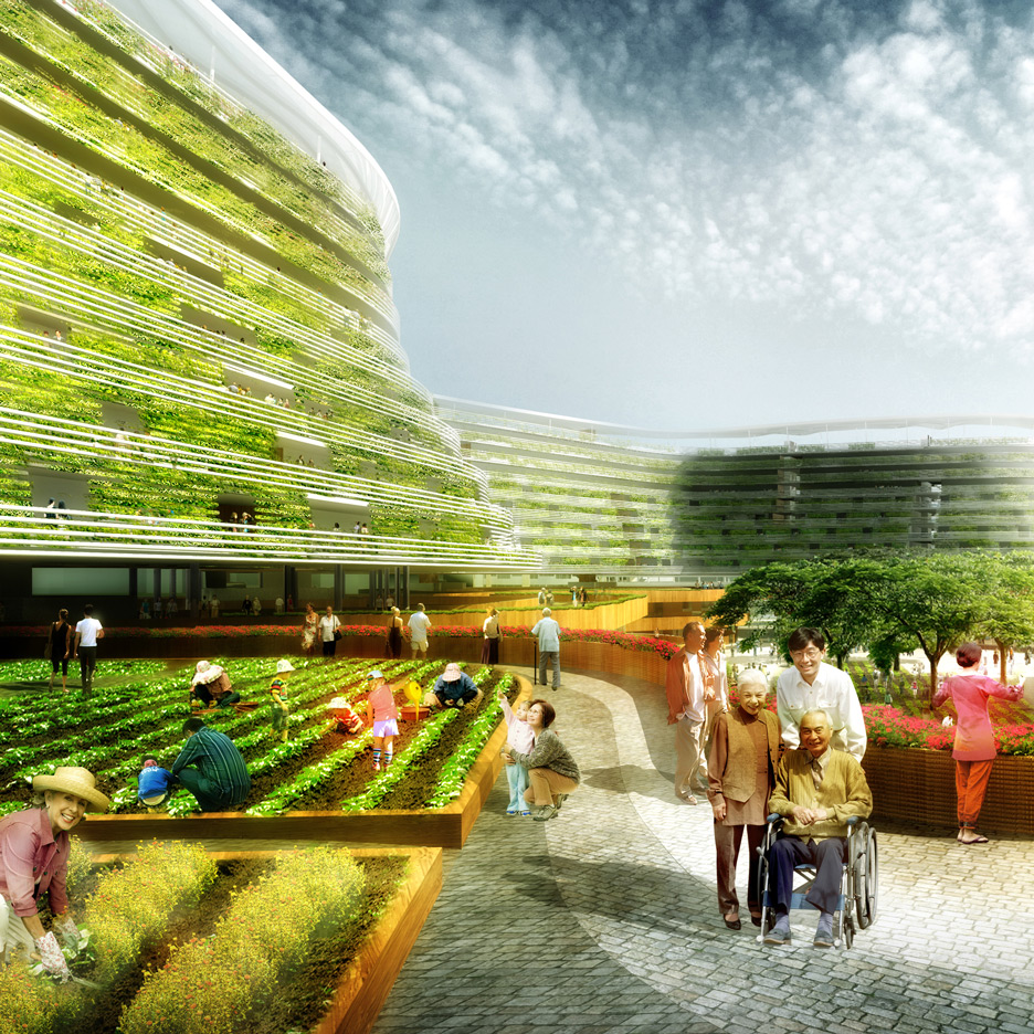 Spark designs model for Asian retirement communities that double as city farms