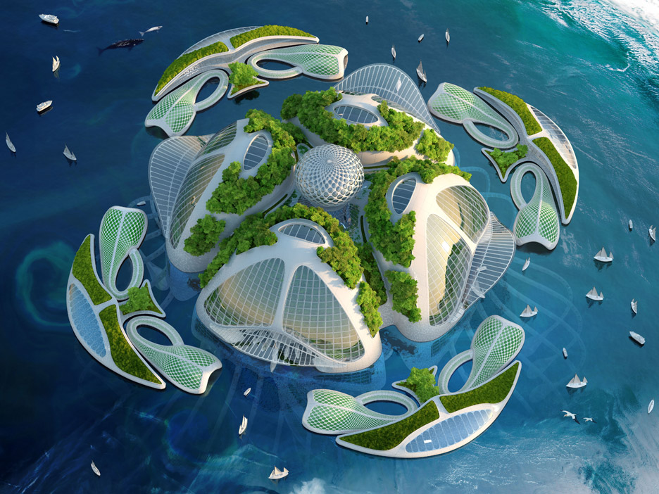 Aequorea Oceanscraper by Vincent Callebaut