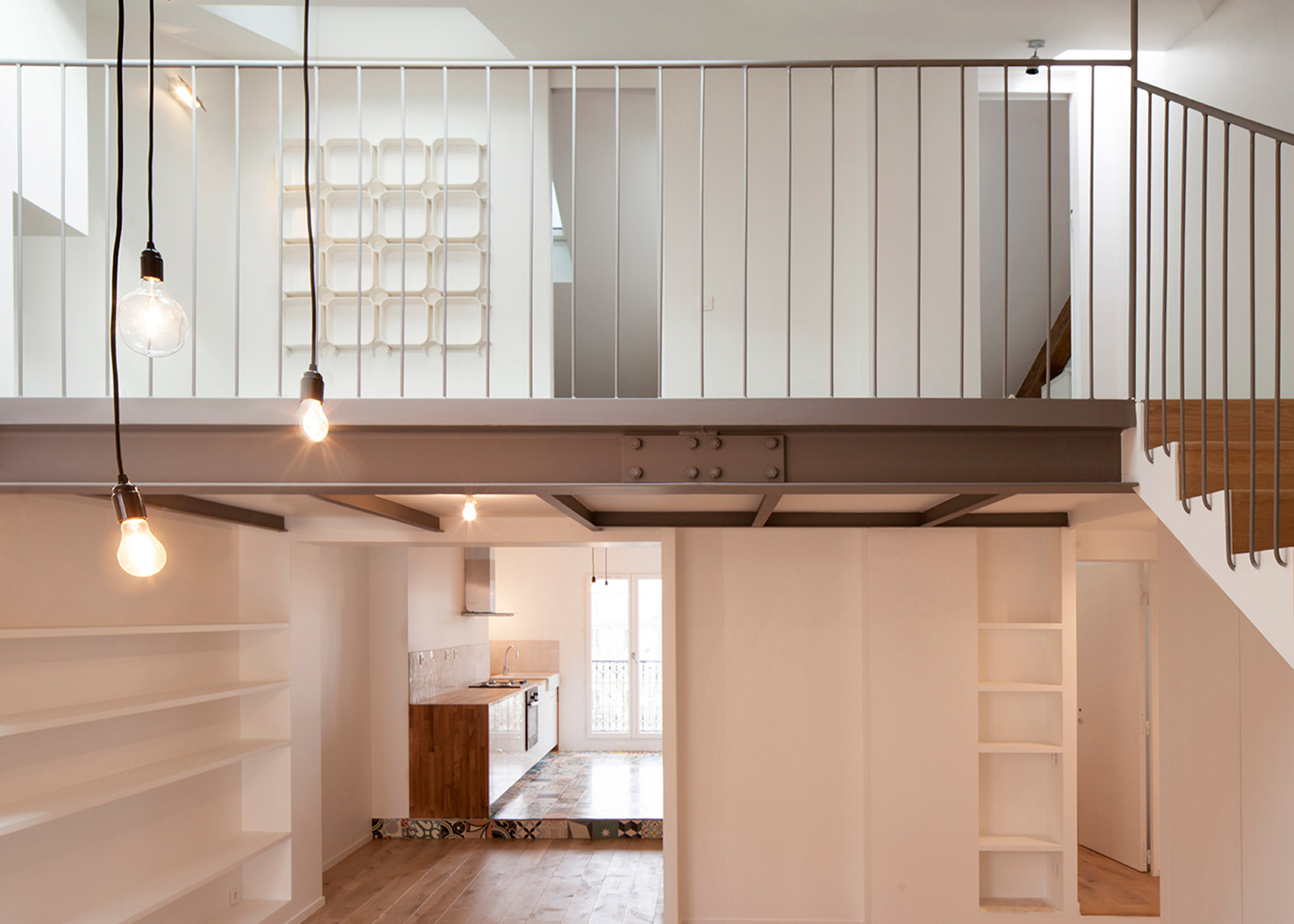Cairos Architecture Adds Mezzanine To Paris Apartment