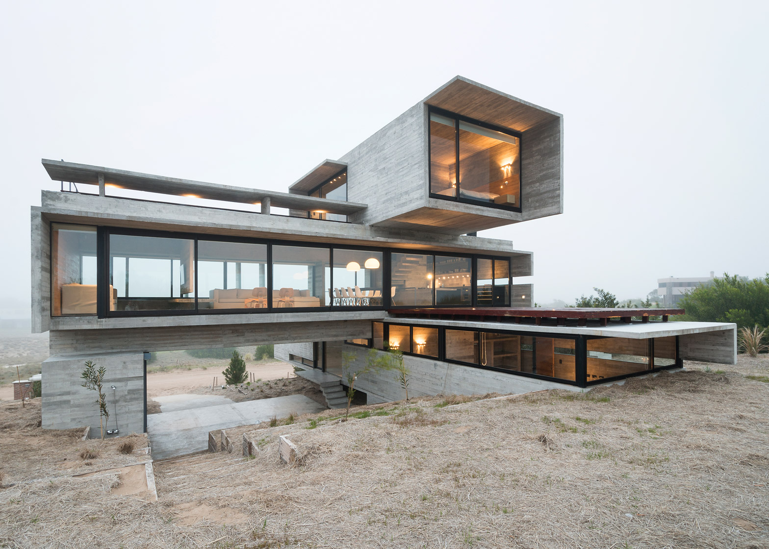 Concrete by Luciano Kruk stands on seaside course