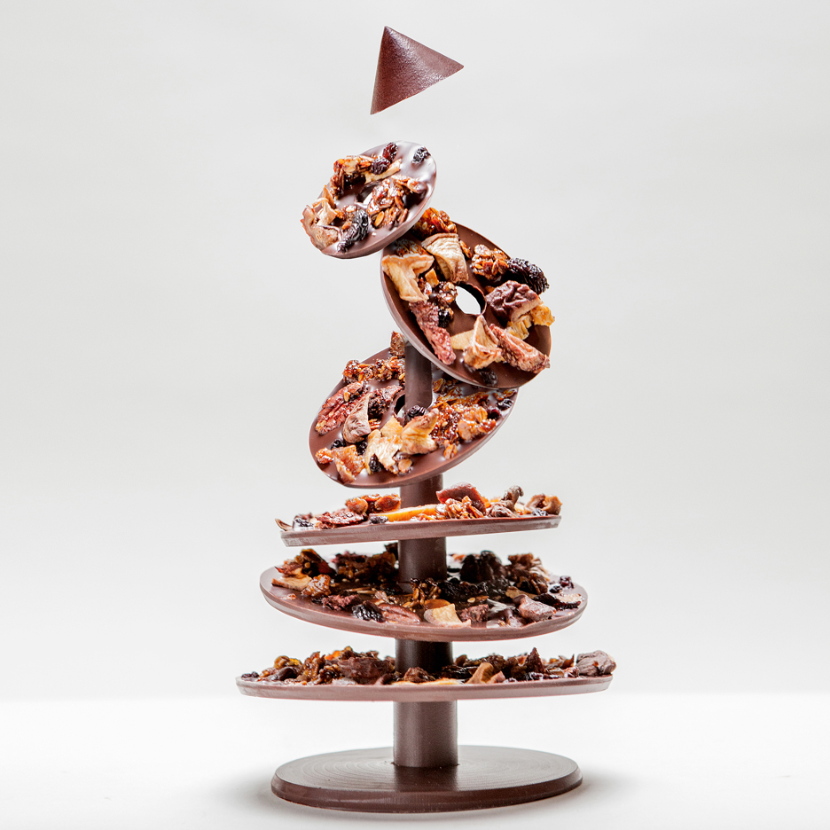 Flatpack chocolate tree by Alain Ducasse