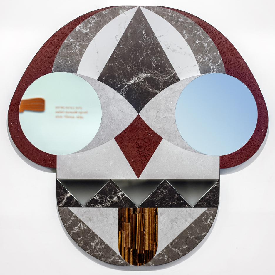 Mask mirror by Jaime Hayon