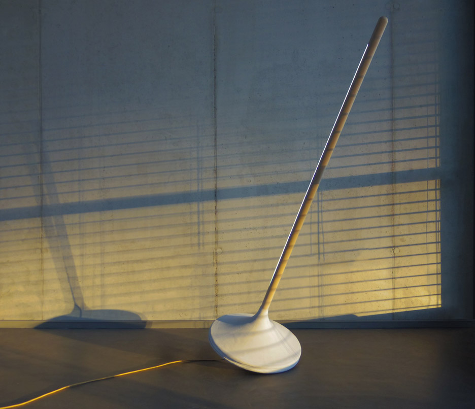 Pumpal standing lamp by Ewan Cashman