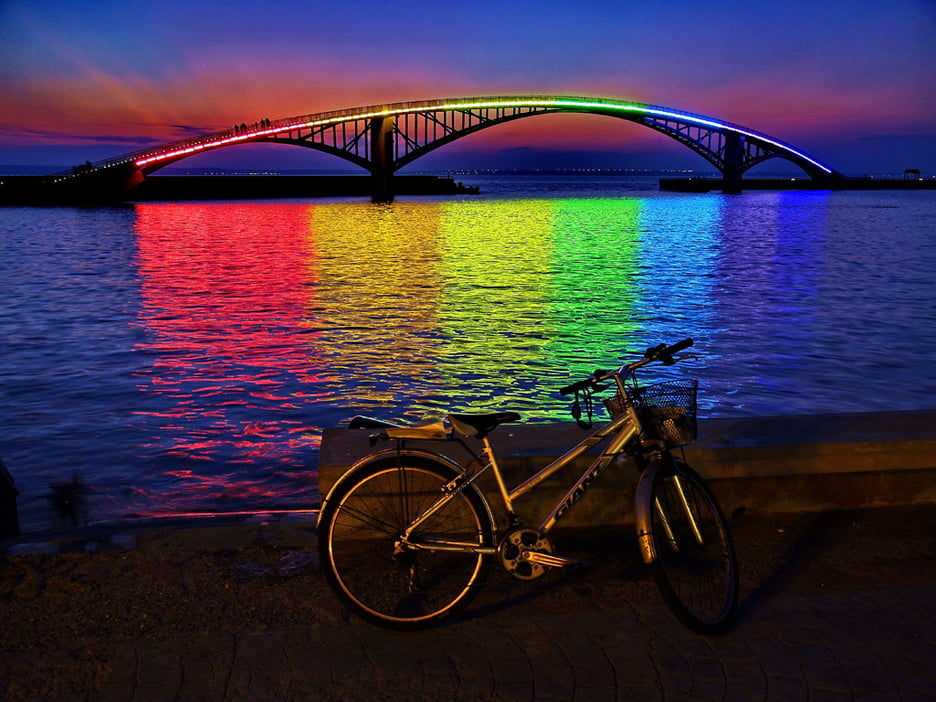 Xiying Rainbow Bridge in Penghu