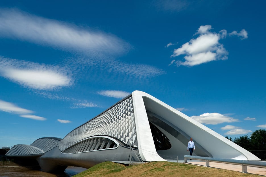 Zaragoza Bridge Pavilion by Zaha Hadid