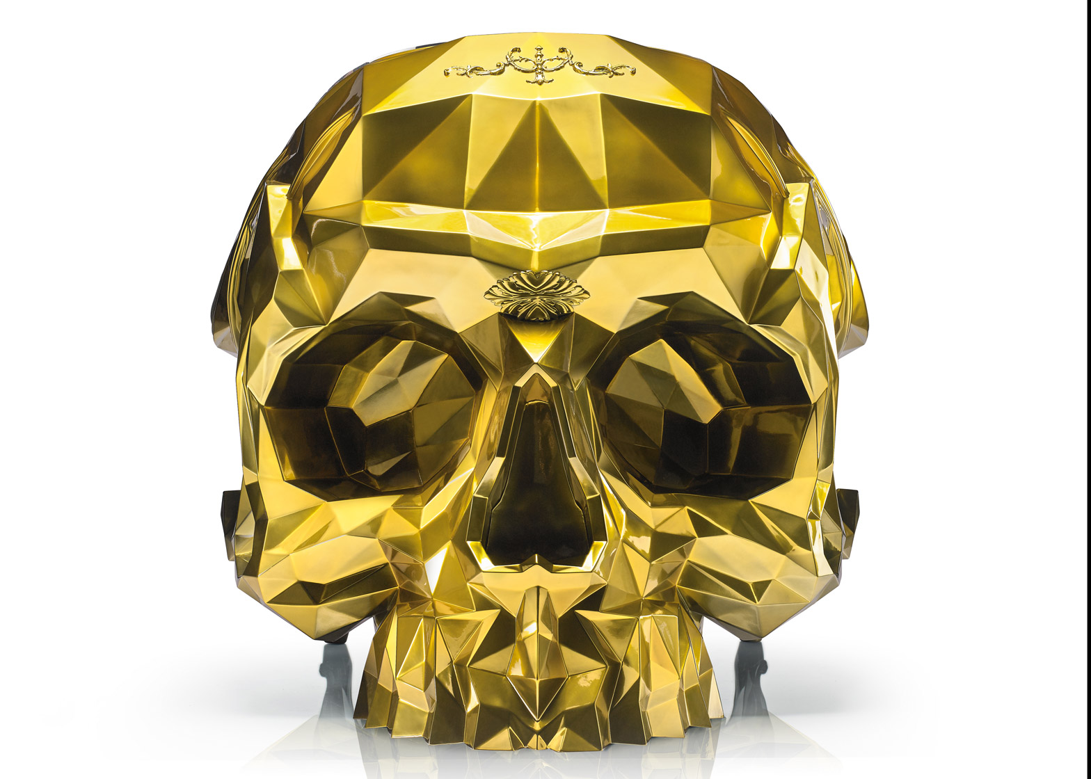 Harow's gold-plated skull armchair carries a $500k price tag | Fli...