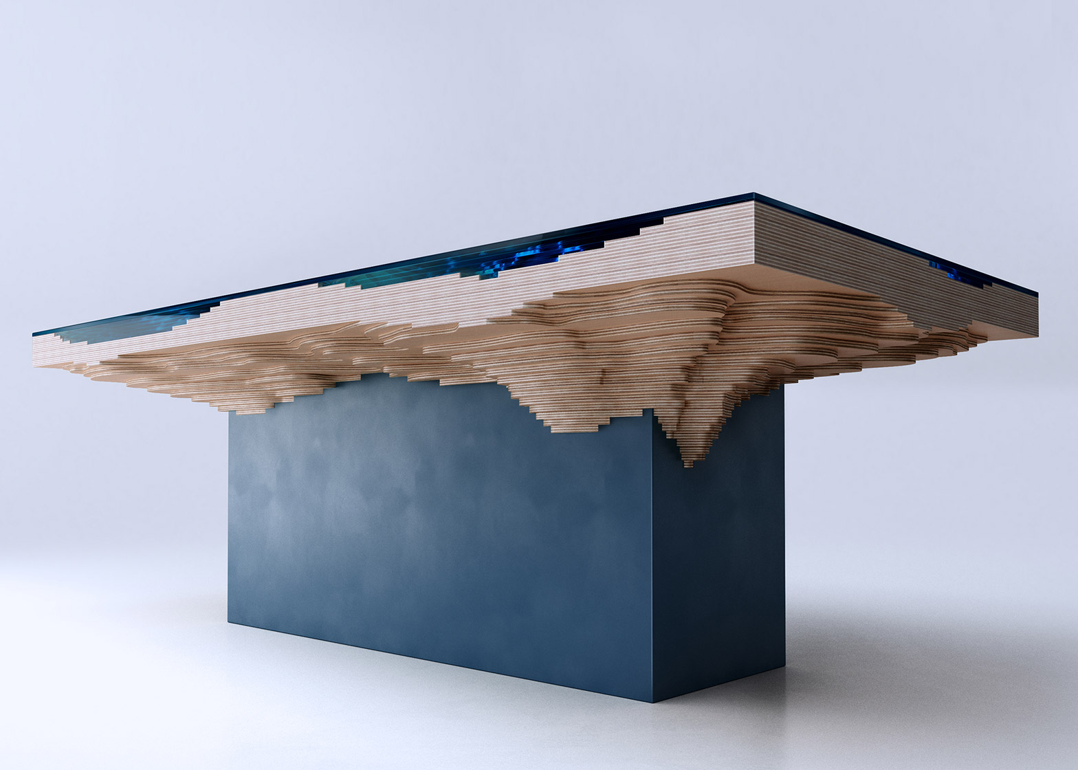 Abyss Table Resembles Ocean Chasms