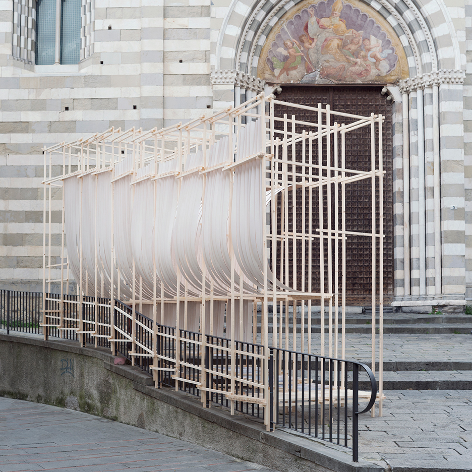 Bent installation for New Generations architecture festival