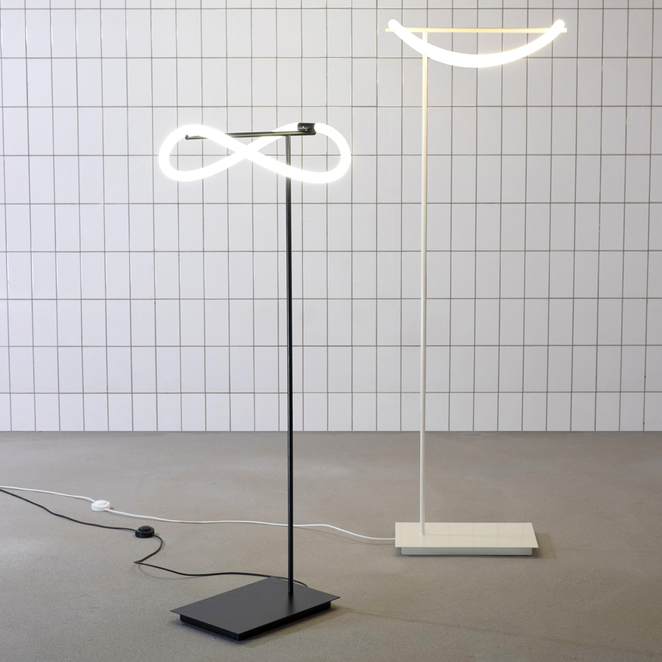 Levity lights by Studio Truly Truly feature flexible looped LEDs