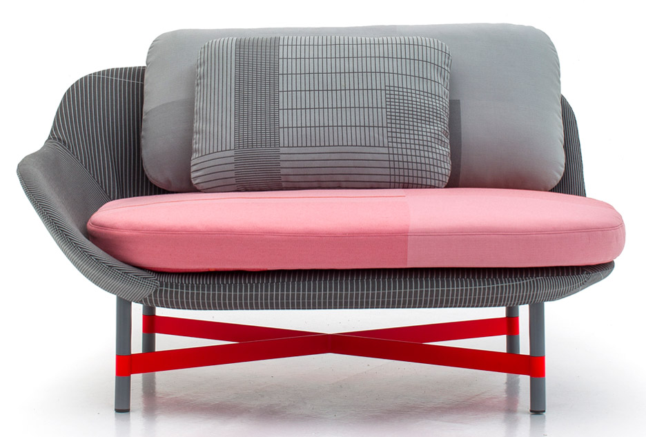 Ottoman daybed by Scholten and Baijings for Moroso