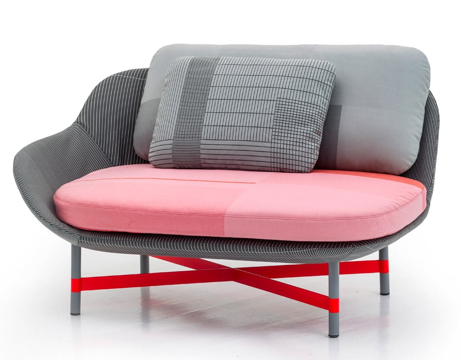 Ottoman daybed by Scholten and Baijings for Moroso