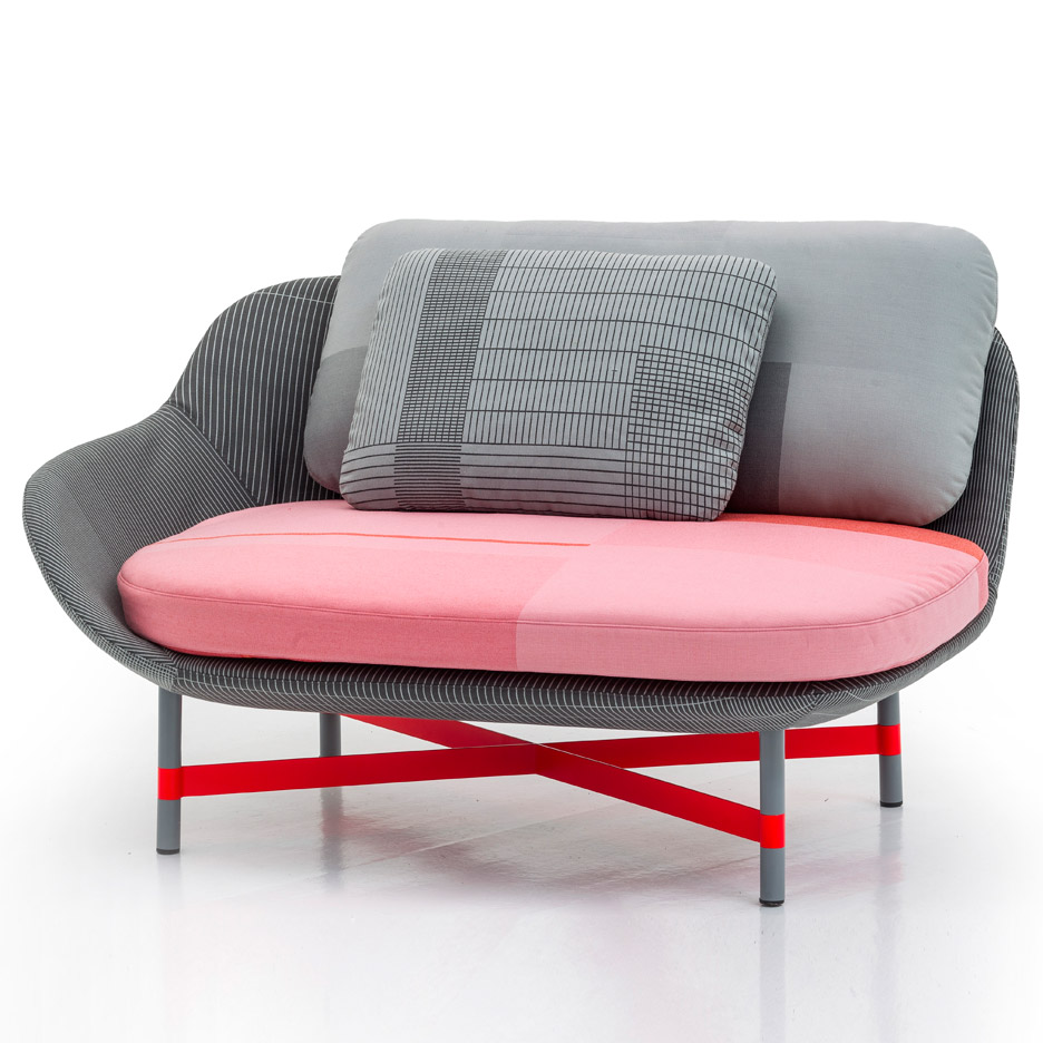 Scholten & Baijings' Ottoman daybed for Moroso "started with the textile"