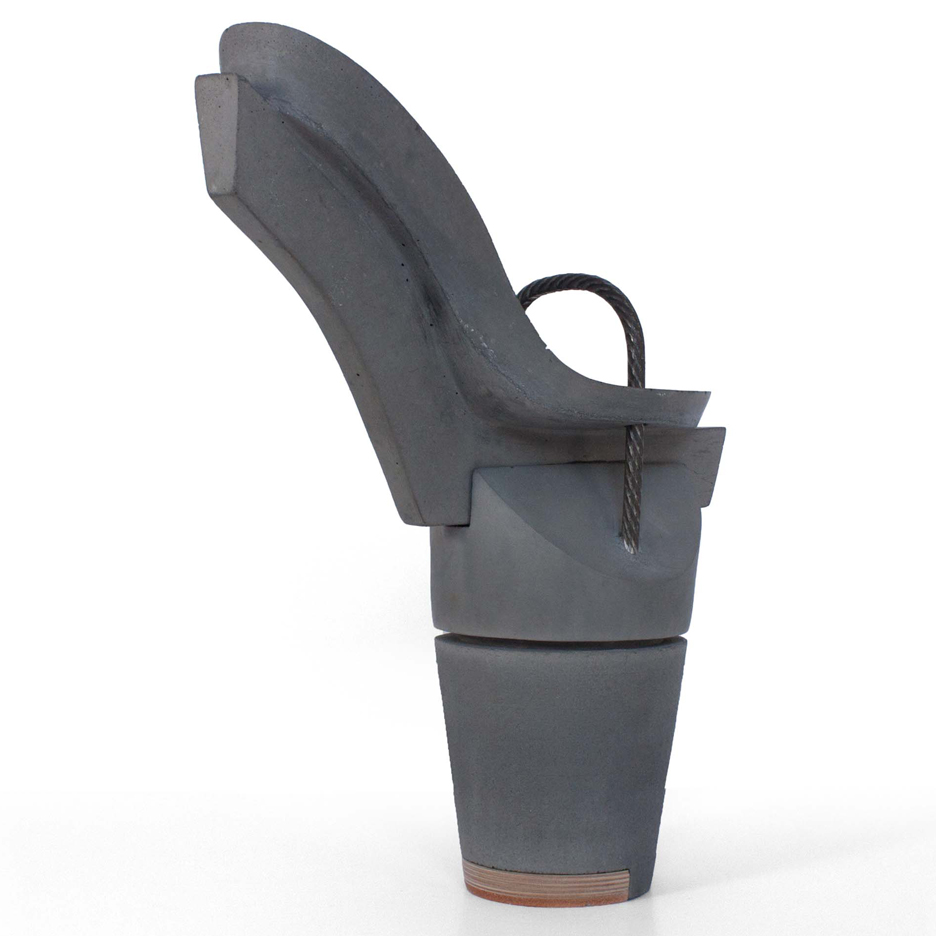 Sculptural footwear by Sandra Plantos